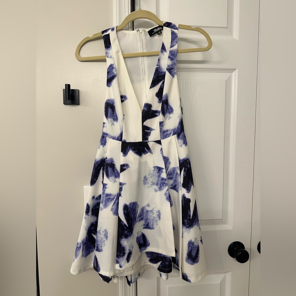 Lulu’s Mini Blue Flower Dress